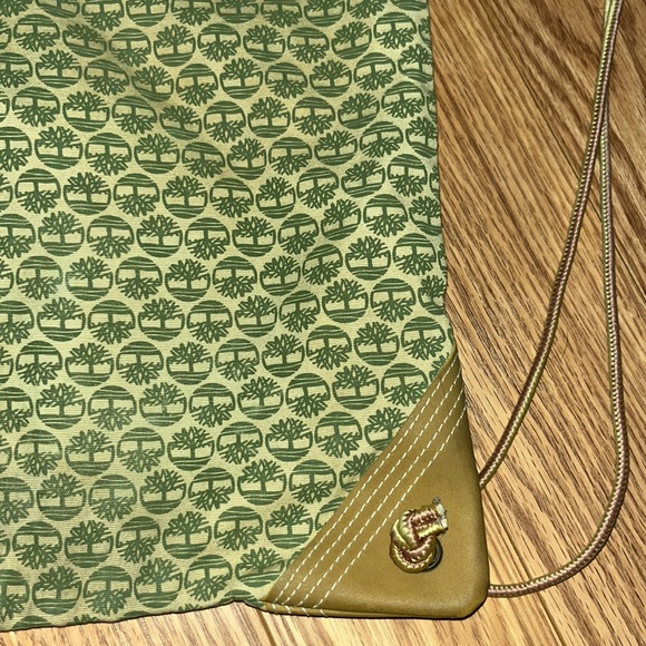 Vintage TIMBERLAND Backpack. Pull ties are actually make with boot laces! - Picture 6 of 11